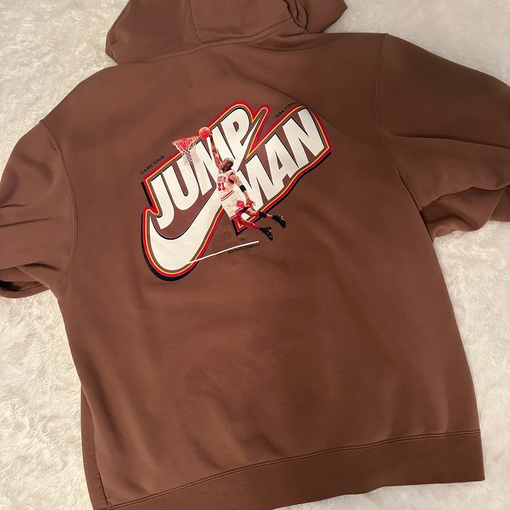 Brown Jumpman Hoodie